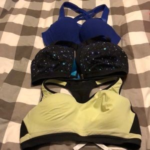 Victoria secret 4 sports bras bundle size 38D